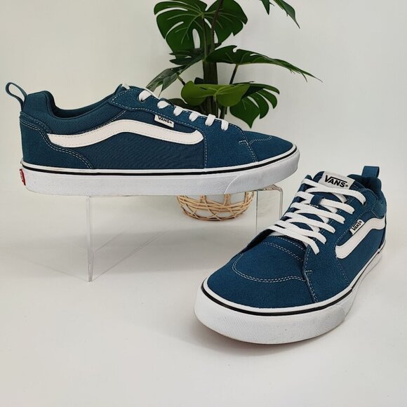 Vans Men’s Filmore Green Suede Low Top Trainers Sneaker Size 13 - Picture 1 of 8